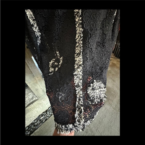 Vintage Chanel Guipure collarless lace jacket - Picture 9 of 10